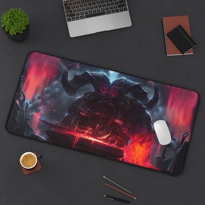 Ornn League of Legends Mouse Pad League of Legends  League of Legends Desk Mat Gamer Room Decor Gift For LoL Gamer Gaming Mouse Pad