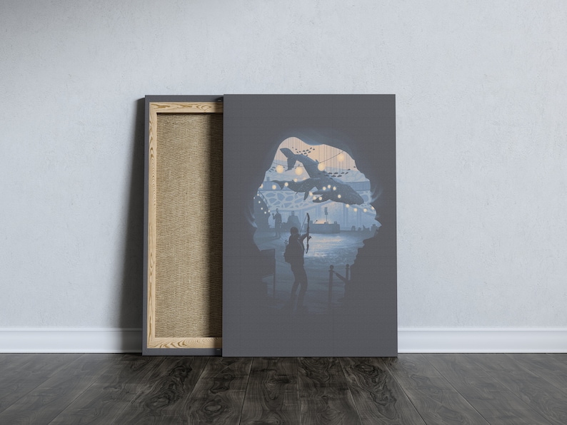 The Last Of Us Poster The Last Of Us Owen at the Aquarium Adventure Print Gaming Poster Gamer Room Decor Gaming Print Gaming Art Canvas