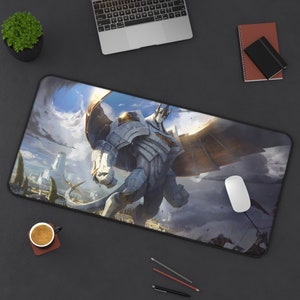 Galio League of Legends Mouse Pad League of Legends  League of Legends Desk Mat Gamer Room Decor Gift For LoL Gamer Gaming Mouse Pad