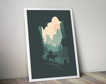 The Last Of Us Poster The Last Of Us  Ellie and Dina  Adventure Print Gaming Poster Gamer Room Decor Gaming Print Gaming Art