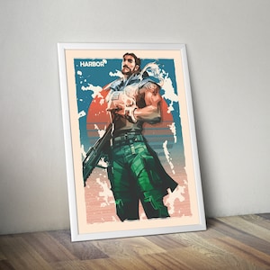 Harbor Valorant Poster Valorant Valorant Poster Gamer Room Decor Gift For Valorant Gamer Gift For Boyfriend