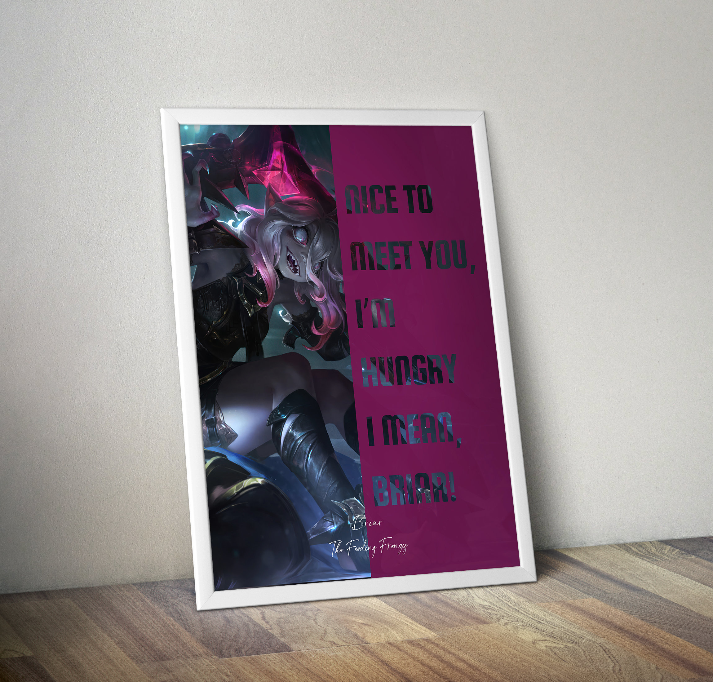 Briar League of Legends Poster: the Feeding Frenzy, Lol Gamer Gift