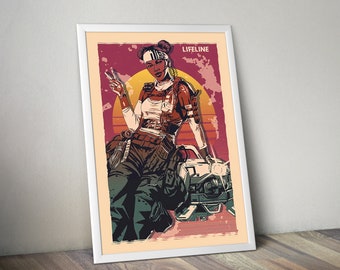 Lifeline Apex Legends Poster Apex Legends Apex Legends  Poster Gamer Room Decor Gift For Apex Gamer Gift For Boyfriend