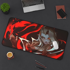 Fade Valorant Mouse Pad Valorant Valorant Desk Mat Gamer Room Decor Gift For Valorant Gamer Gift For Boyfriend Gaming Mouse Pad