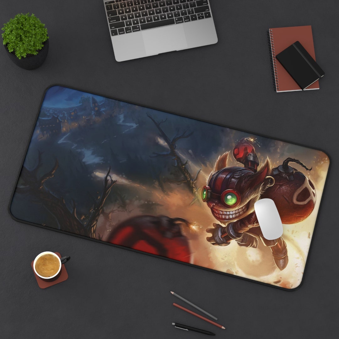 Ziggs League of Legends Mouse Pad League of Legends League of Legends Desk Mat Gamer Room Decor