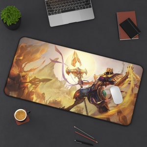 Azir League of Legends Mouse Pad League of Legends  League of Legends Desk Mat Gamer Room Decor Gift For LoL Gamer Gaming Mouse Pad