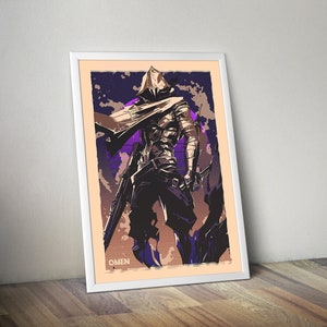 Omen Valorant Poster Valorant Valorant Poster Gamer Room Decor Gift For Valorant Gamer Gift For Boyfriend