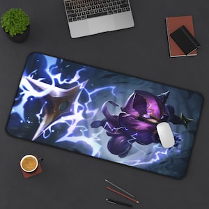 Kennen League of Legends Mouse Pad League of Legends  League of Legends Desk Mat Gamer Room Decor Gift For LoL Gamer Gaming Mouse Pad