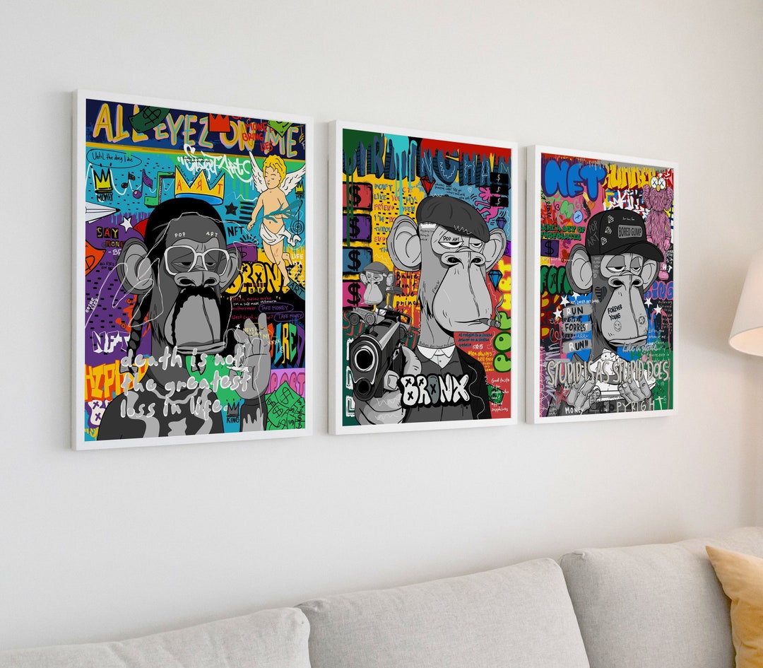Memes Pop Art Abstract Graffiti Poster Graffiti Poster Urban - Etsy
