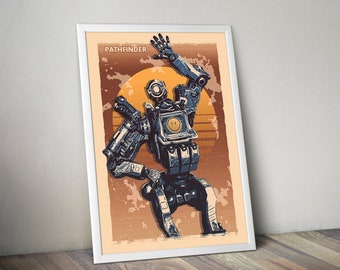 Pathfinder Apex Legends Poster Apex Legends Apex Legends  Poster Gamer Room Decor Gift For Apex Gamer Gift For Boyfriend