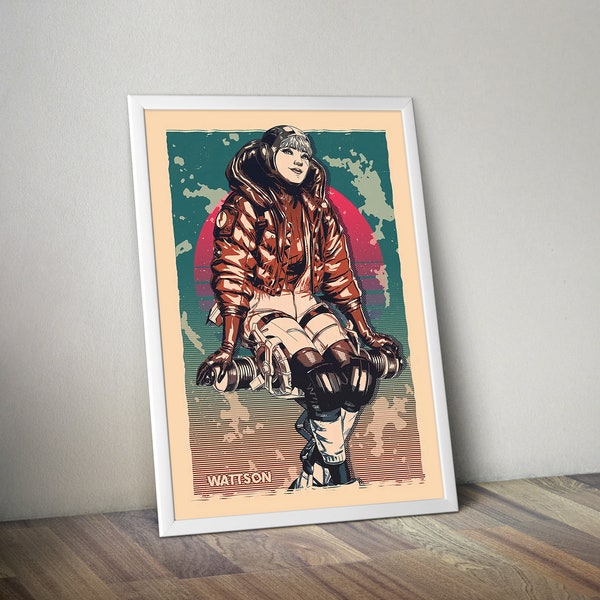 Wattson Apex Legends Poster Apex Legends  Apex Legends  Poster Gamer Room Decor Gift For Apex Gamer Gift For Boyfriend