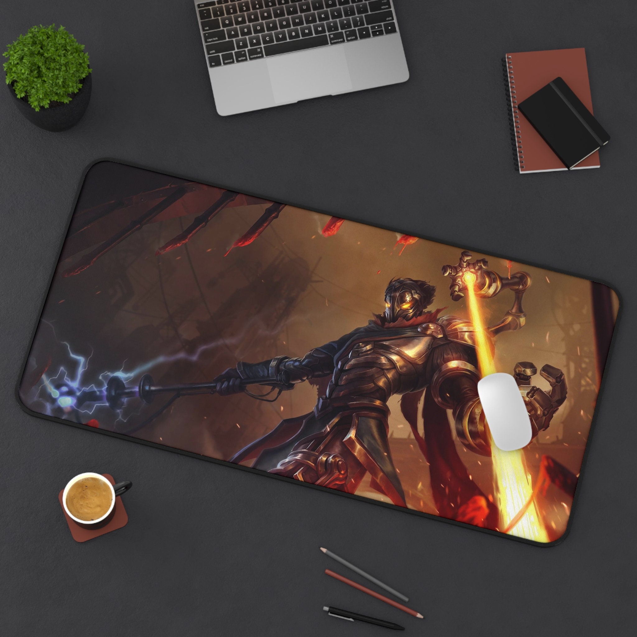 Viktor League of Legends Mouse Pad League of Legends  League of Legends Desk Mat Gamer Room Decor Gift For LoL Gamer Gaming Mouse Pad