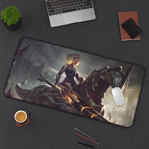 Rell League of Legends Mouse Pad League of Legends  League of Legends Desk Mat Gamer Room Decor Gift For LoL Gamer Gaming Mouse Pad