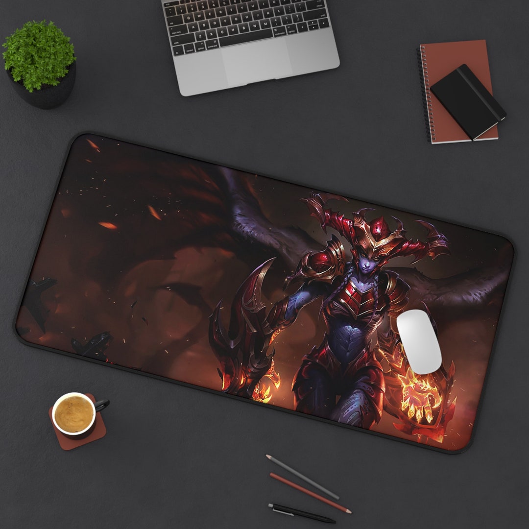 Shyvana League of Legends Mouse Pad League of Legends League of Legends Desk Mat Gamer Room