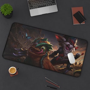 Kled League of Legends Mouse Pad League of Legends  League of Legends Desk Mat Gamer Room Decor Gift For LoL Gamer Gaming Mouse Pad