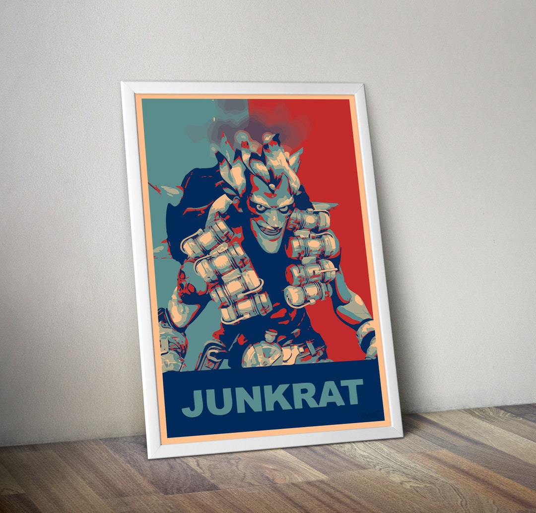 Junkrat Overwatch Poster Overwatch Overwatch Poster Gamer Room - Etsy