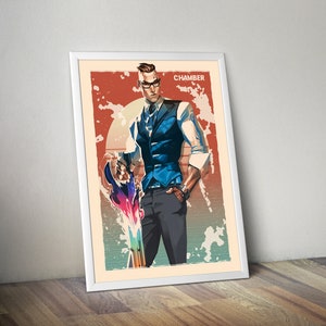 Chamber Valorant Poster Valorant  Valorant Poster Gamer Room Decor Gift For Valorant Gamer Gift For Boyfriend