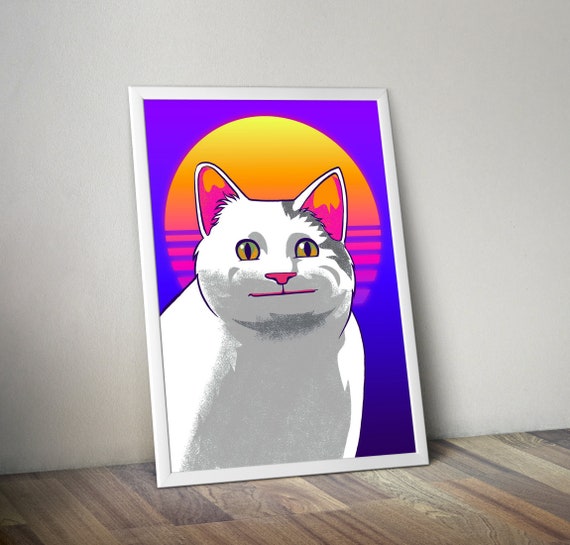 Polite Cat Meme | Photographic Print