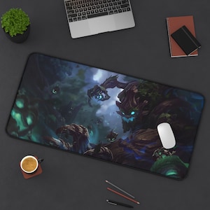 Maokai League of Legends Mouse Pad League of Legends  League of Legends Desk Mat Gamer Room Decor Gift For LoL Gamer Gaming Mouse Pad