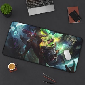 Zeri League of Legends Mouse Pad League of Legends  League of Legends Desk Mat Gamer Room Decor Gift For LoL Gamer Gaming Mouse Pad