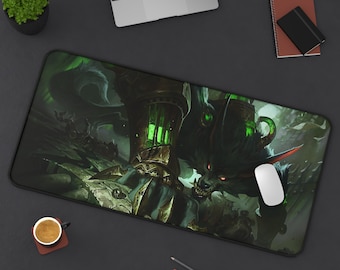 Warwick League of Legends Mouse Pad League of Legends  League of Legends Desk Mat Gamer Room Decor Gift For LoL Gamer Gaming Mouse Pad