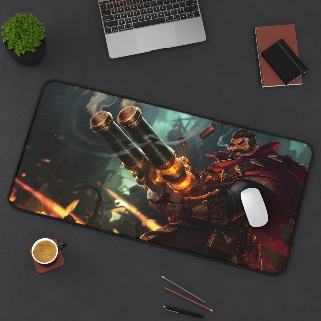 Graves League of Legends Mouse Pad League of Legends League of Etsy