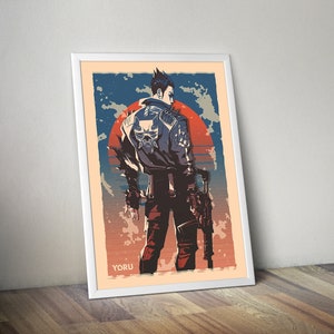Yoru Valorant Poster Valorant Valorant Poster Gamer Room Decor Gift For Valorant Gamer Gift For Boyfriend