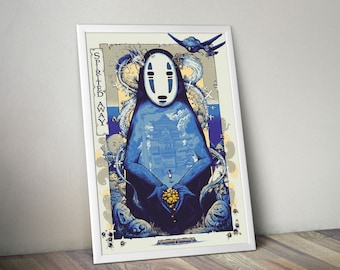 Studio Ghibli Poster Spirited Away Poster Totoro Poster  Howl's Moving Castle Poster Kiki's Art Studio Ghibli Art Print SG - 13