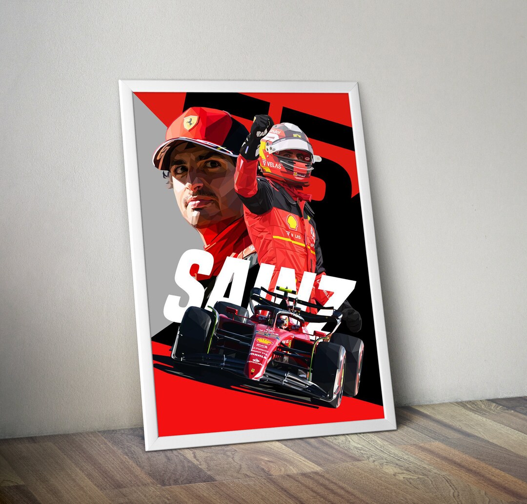Carlos Sainz Poster F1 Poster F1 Car Poster F1 Car Formula 1 Car F1 ...