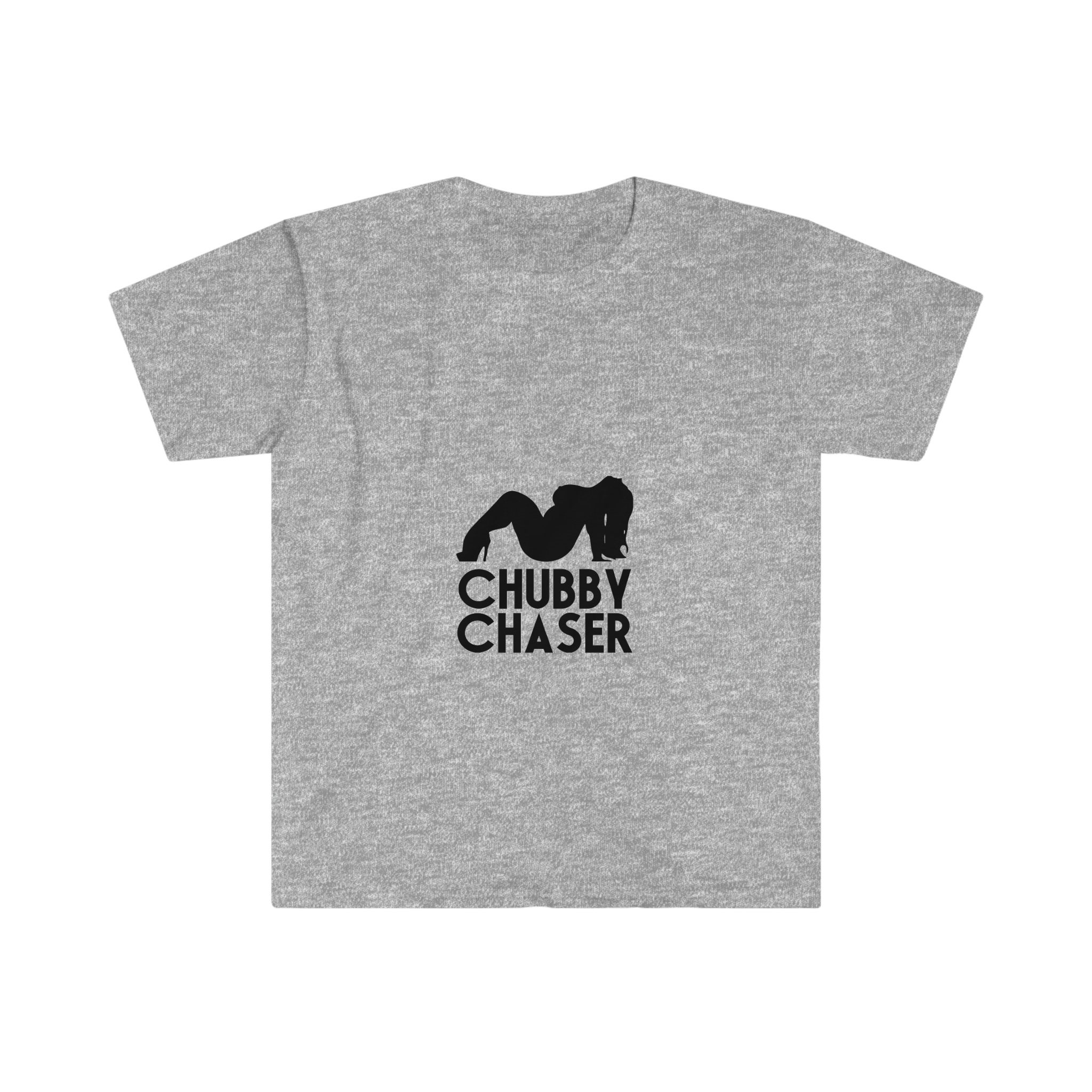 Chubby Chaser Unisex Softstyle T-shirt MILF Mom Mother Women pic