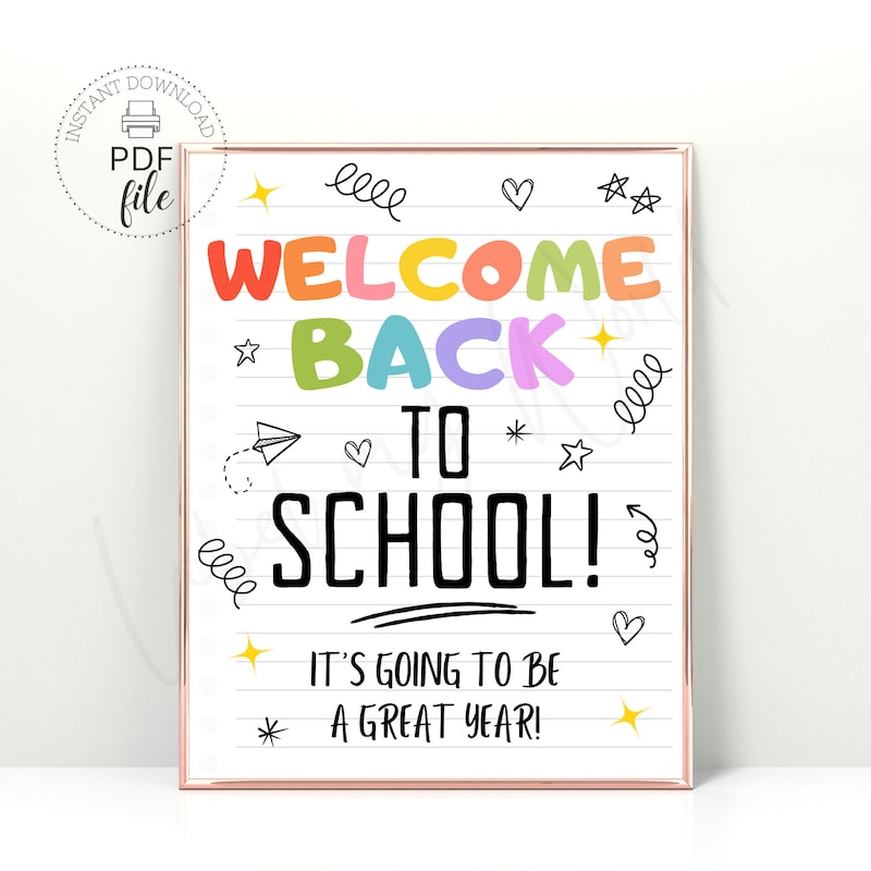 Welcome Back to Work Sign - Etsy