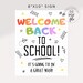 Printable 8x10 Welcome Back to School Table Sign | Teacher/classroom ...