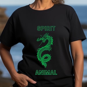 Jade Green Chinese Dragon Shirt, Year of the Dragon 2024, Lunar New Year Shirt, Chinese Zodiac Gift, Fantasy Dragon Shirt.