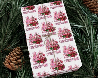 Black Santa Wrapping Paper,African American Santa Gift Wrap, Black Santa Christmas Gift Wrap, Afrocentric Gift Wrap, Ethnic Santa Gift Wrap