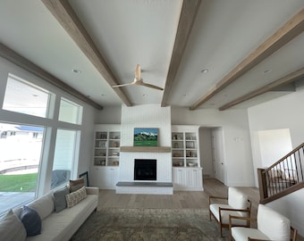 Wood beam, rustic wood, faux beam, lightweight beam, handmade beam, ceiling accent, rustic wood beam