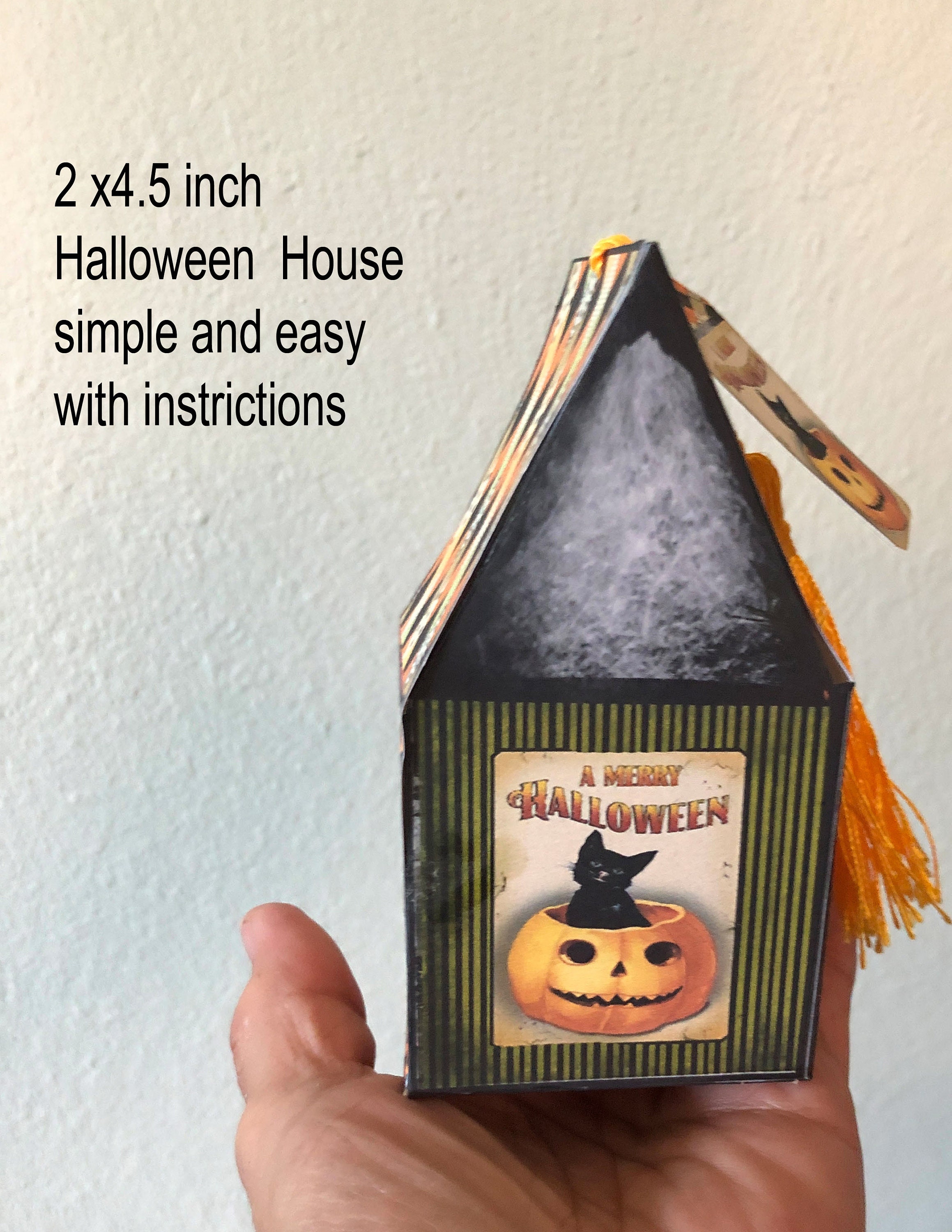 Printable Halloween House Collage Sheet Great Trick or Treat Display ...
