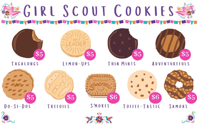 2024 Cookie Lanyard Insert Etsy