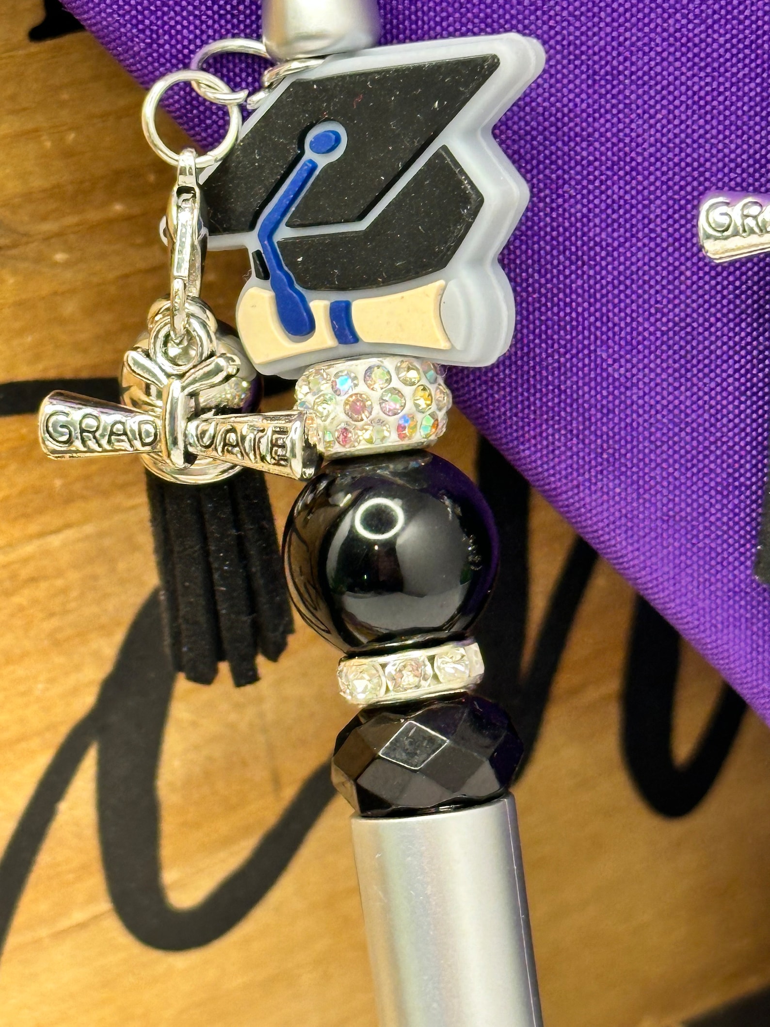 Celebration Time Graduates Gift: Handcrafted Beaded Ink Pen With ...