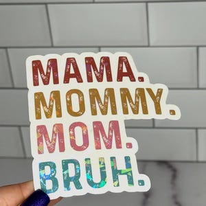 Mamá. Mami. Mamá. Hermano. Papá. Papi. Papá. Amigo. / Paquete de pegatinas para padres