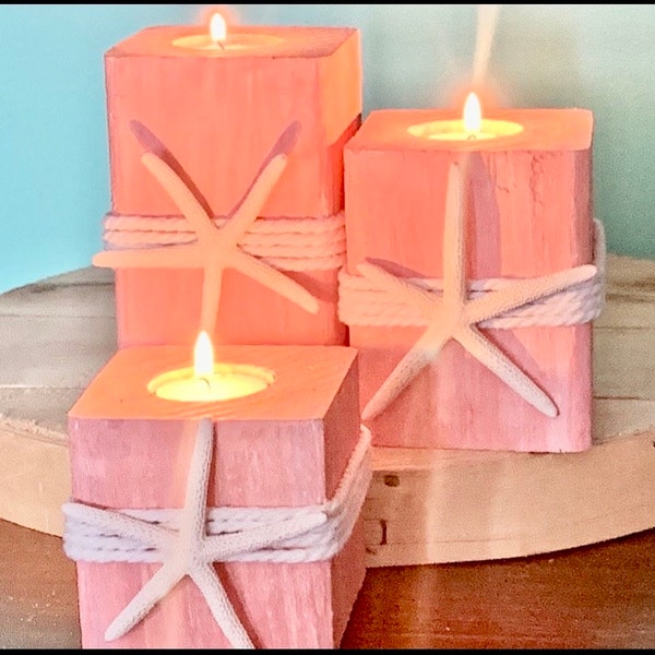 Beach Candle Holder Etsy