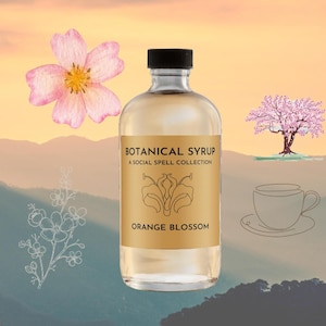 Orange Blossom Coffee Syrup: Artisanal Floral Cocktail Syrup