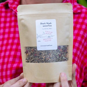 Period Tea for cramp relief, Menstrual Support Herbal Blend, Shark Week&#39;s Serenitea, PMS healing herbal tea