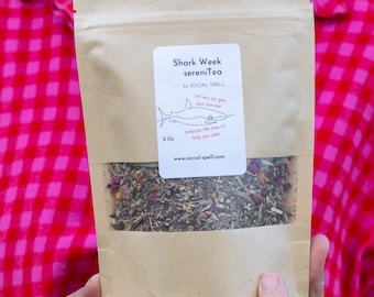 Menstrual Support Herbal Tea, Cramp Relief, Shark Week Serenitea