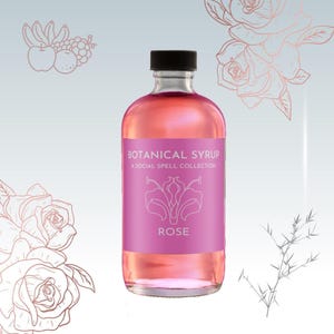 Rosewater Syrup, Floral Gin and Vodka Cocktails, Coffee Latte Flavoring