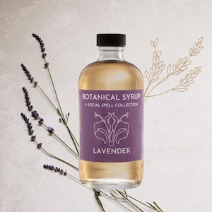 Lavender Syrup, Floral Coffee Syrup, Cocktail Mixer