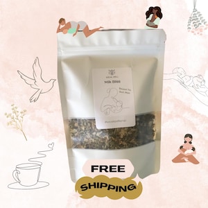 Personalized Lactation Tea: Postpartum Breastfeeding Support Gift