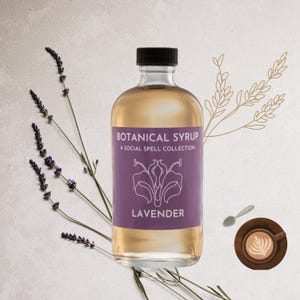 Lavender Coffee Syrup: Handcrafted Cocktail & Latte Syrup