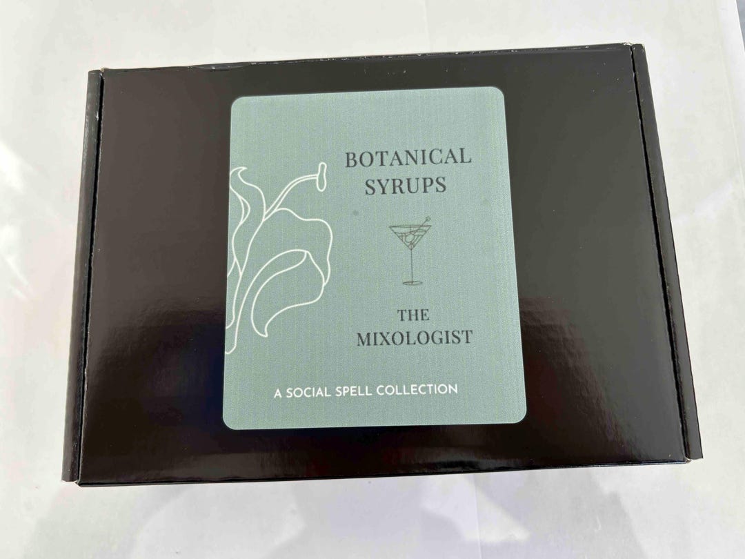Simple Syrup Sampler, Cocktail Flavors, Gourmet Mixer Set - Etsy