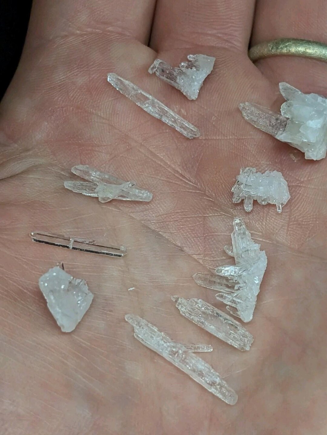 Set of 10 Jeffrey Quarry Solution Quartz Crystals, Old Stock, Arkansas ...