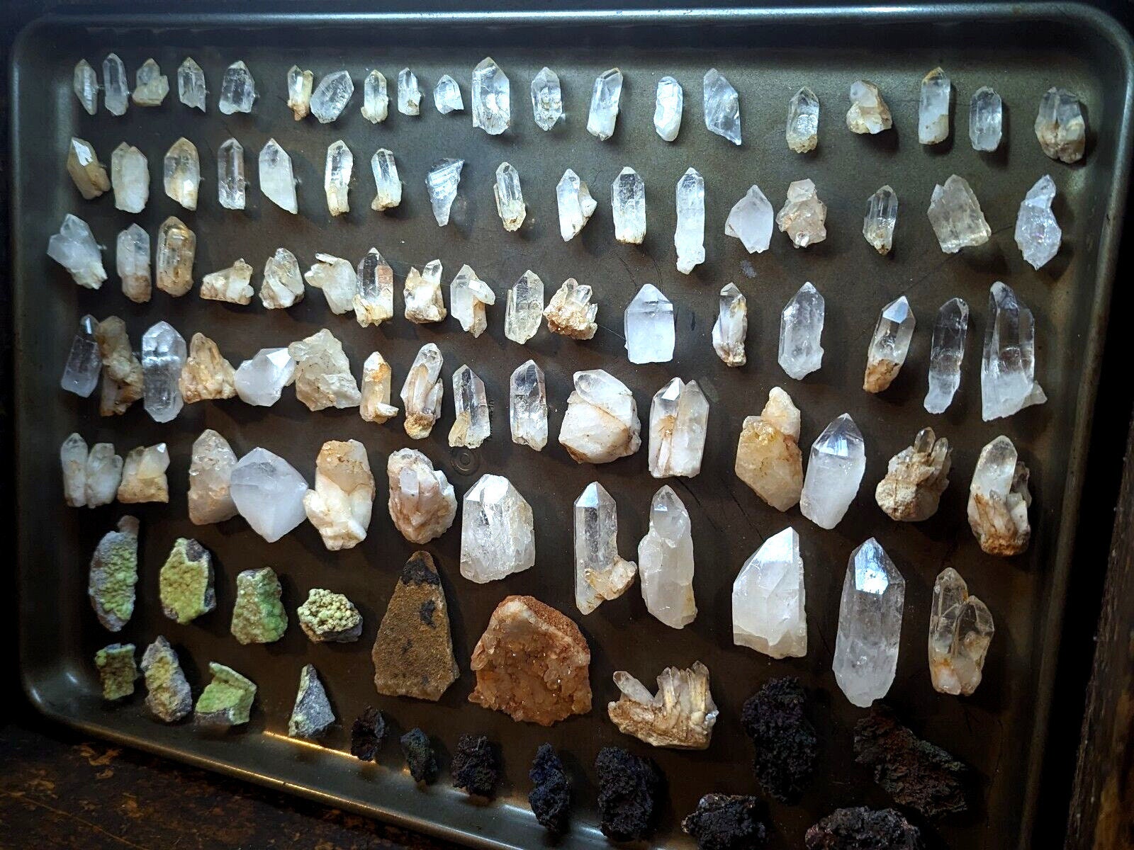 Quartz Crystal Hand Mined, Arkansas, USA, Unique Fridge